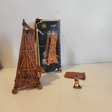 Vintage Elastolin Belagerungsturm Siege Tower  Trebuchet Catapult 9885 with Box