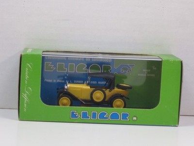 Citroen 5 CV Torpedo 1925 geschlossenes Cabrio gelb/schwarz Box Eligor 1037 1:43