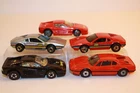 5 Vintage 1980's Hot Wheels / Matchbox Ferrari Cars Testarossa / Race Bait 308