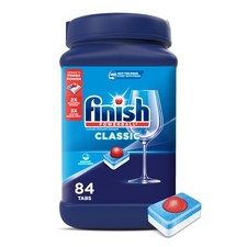 Finish Classic Dishwasher Pods, No PreRinse Dishwasher Detergent Soap For Cle...