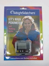 Weight Watchers Let s Walk Pedometer Watch Walking Guide New