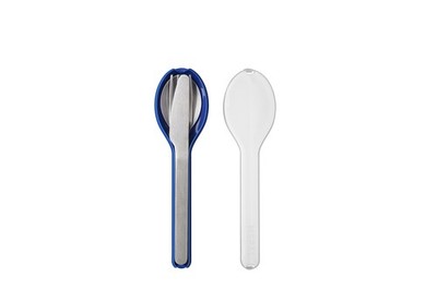 Mepal Besteck Ellipse Besteck-Set für unterwegs Besteck-Set mit Reiseetui 3 pcs 