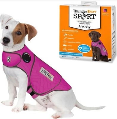 ThunderShirt Sport For Dogs Size Small New In Box Fuschia