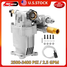 VEVOR Power Washer Pump 3/4" Horizontal Shaft, 2500-3400 PSI, Fits Many Brands