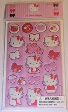 Sanrio Hello Kitty 20 Glitter Multicolor Stickers Glossy 234-03-1302