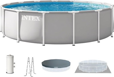 Prism Frame 15 Ft X 42 in above Ground Pool Set ,  round Swimming Pool with