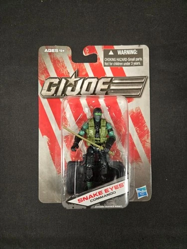 G.I Joe Snake Eyes - Green 2011 Dollar General Exclusive NEW MOC