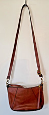 Fossil Brown Leather Crossbody Bag