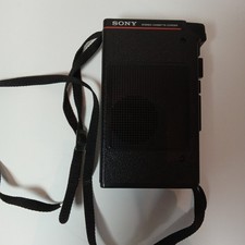 Sony TCS-310 Stereo Cassette-Corder 1981 Untested As Is Missing Battery Cover