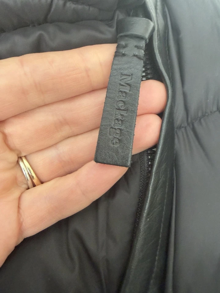 Chaqueta acolchada con cremallera asimétrica Mackage para mujer talla M, convertible a chaleco Foto 4 de 4