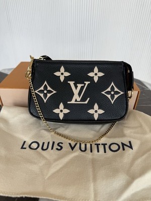 Louis Vuitton Pochette Accessories Bicolor Monogram Empreinte Giant Mini Bag
