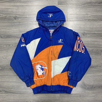 Vintage 90S Denver Broncos Shark Tooth Jacket Medium Logo Athletic RARE MENS