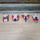 Vintage 1985 McDonalds Tomy Commandrons Complete Set Gobots Transformers