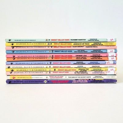 Vintage Sweet Valley Kids Book Lot of 12 Books and Super Snoopers