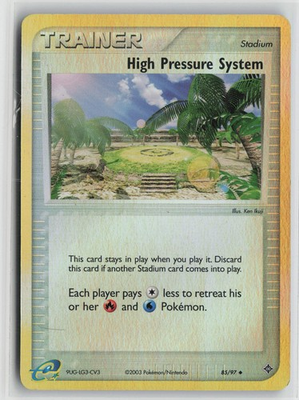 #ad High Pressure System Uncommon Reverse Holo DR 85 97 MP $2.35