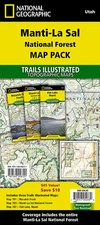 National Geographic Manti-La Sal Nat Forest Map Pack Bundle TI01021252B