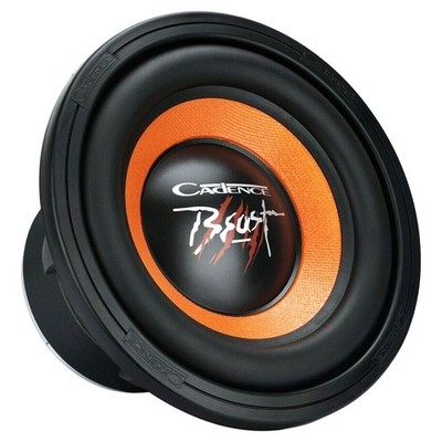 Cadence Pro Car Audio 10'' 750 Watt RMS 4-Ohm Dual Voice Coil Subwoofer BT10D4