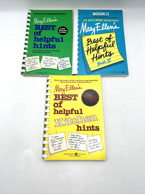 Mary Ellen's Best of Helpful Hints Books by Mary Ellen Pinkham Paper/Spiral VTG