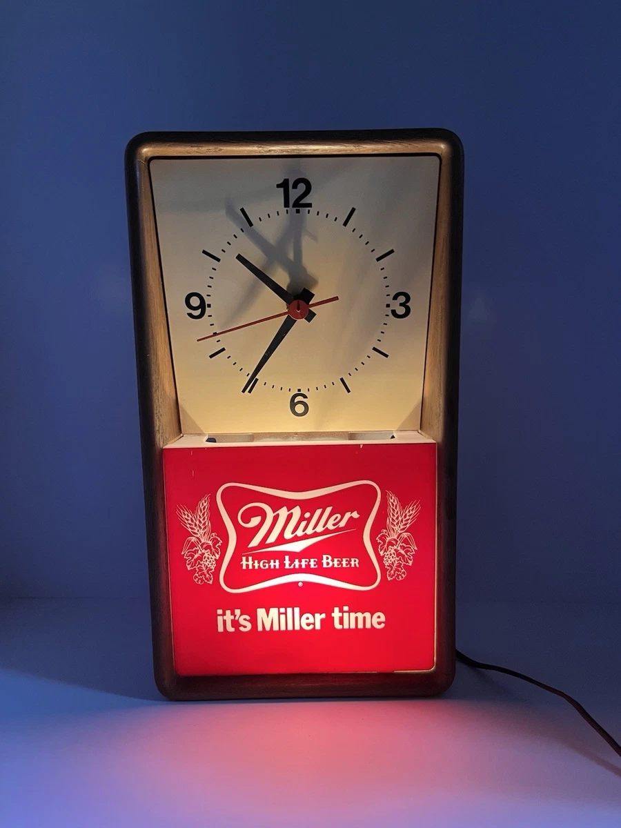 Miller High Life Clock In Collectible Miller Signs & Tins for sale