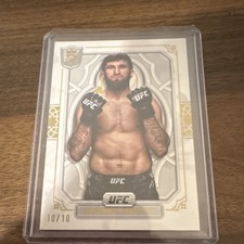 2024 Topps Royalty UFC Magomed Ankalaev Serial Numbered 10/10 Bookend Card #78