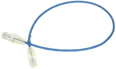 StarTech.com 0.5 m CAT6 Cable - Slim CAT6 Patch Cord - Blue - Snagless RJ45 Conn