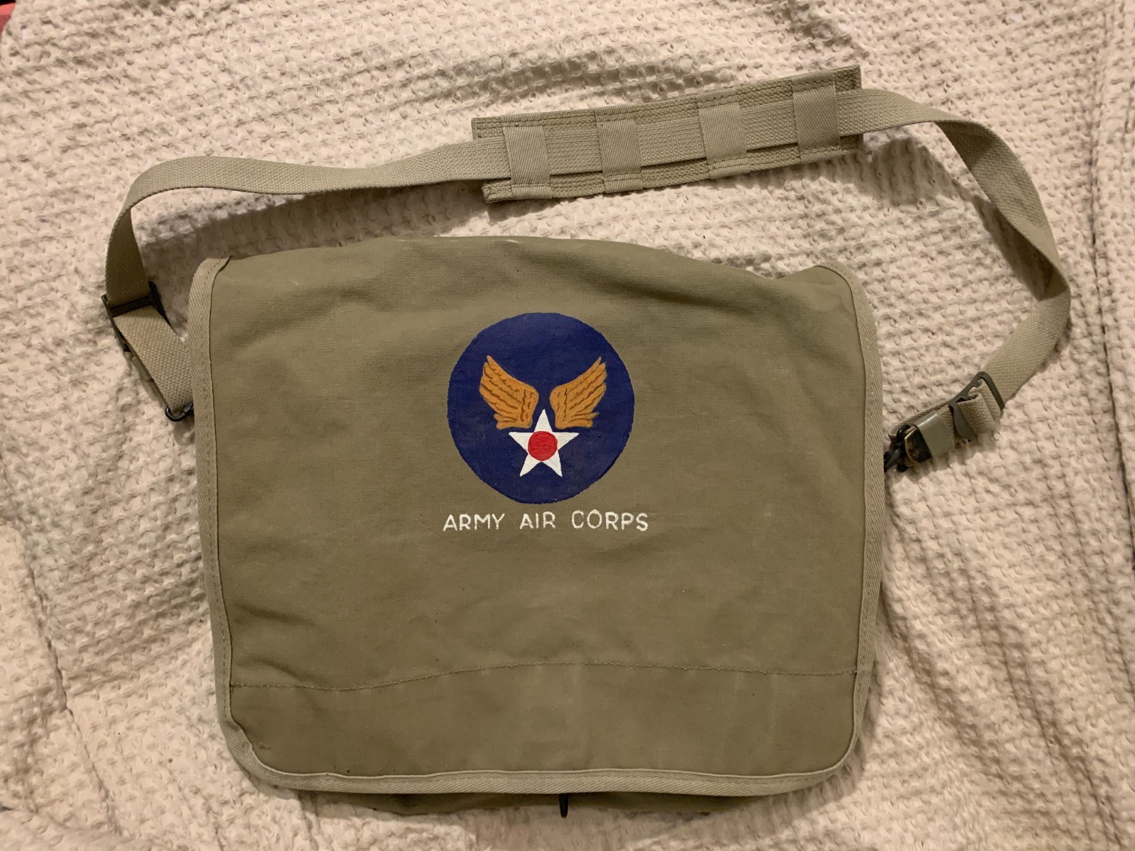 80's Banana Republic US Air Force Americanized Israeli Paratrooper Briefcase