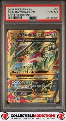 2015 Pokemon Xy Ancient Origins #98 M Rayquaza Ex PSA 10 Gem Mint