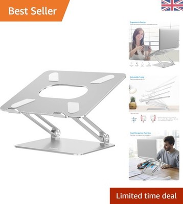 Laptopständer, Aluminium verstellbarer Laptopständer für Schreibtisch, klappbar