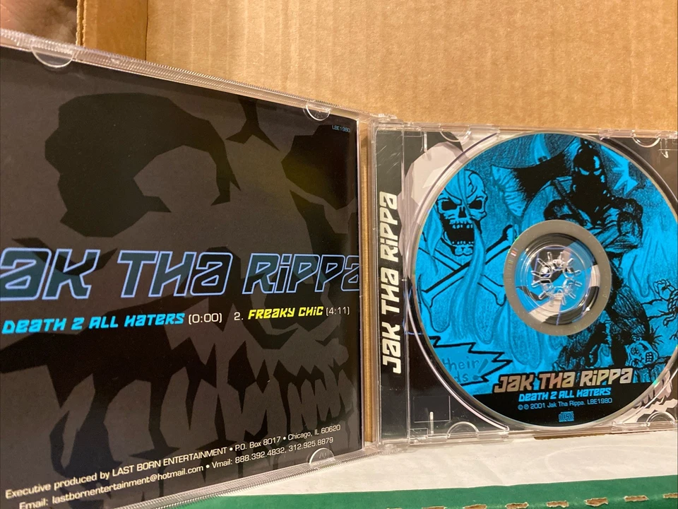 Jak Tha Rippa "Death To All Haters" CD сингл чистый диск - Изображение 3 из 3