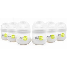 Baby 4 oz Anti Colic Baby Bottles for Breastfed Babies - Slow Flow Nipples, W...