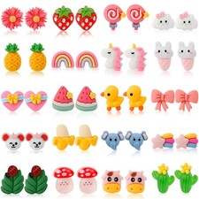 Kids Clip On Earrings for Girls Hypoallergenic Jewelry Earrings for Kids Cute...