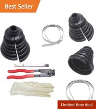 Universal Split Cv Joint Boot Kit For Shafts 19-35mm Cv Joints 56-110mm