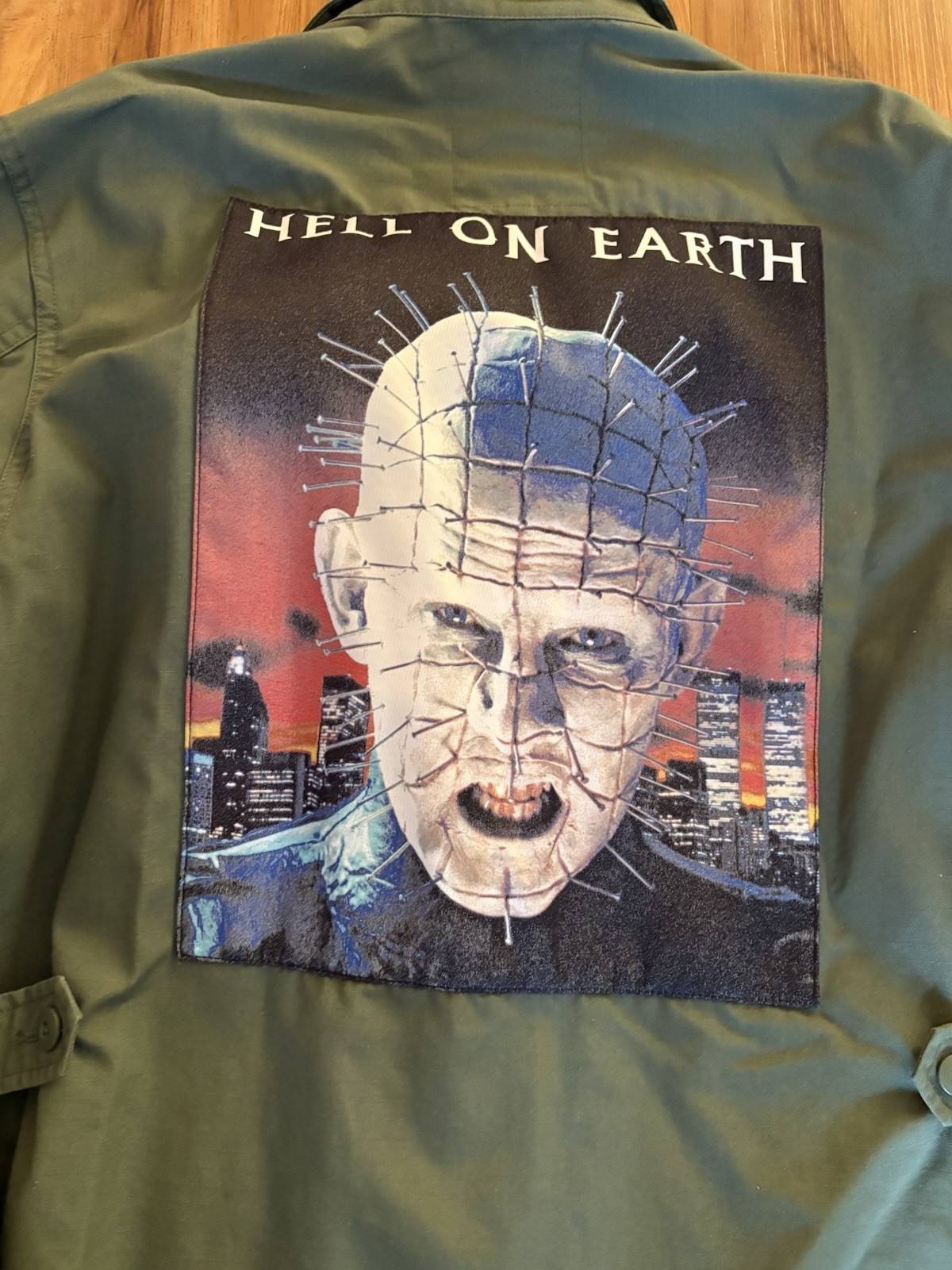 Supreme Hellraiser BDU Shirt SS18 Jacket OLIVE XL