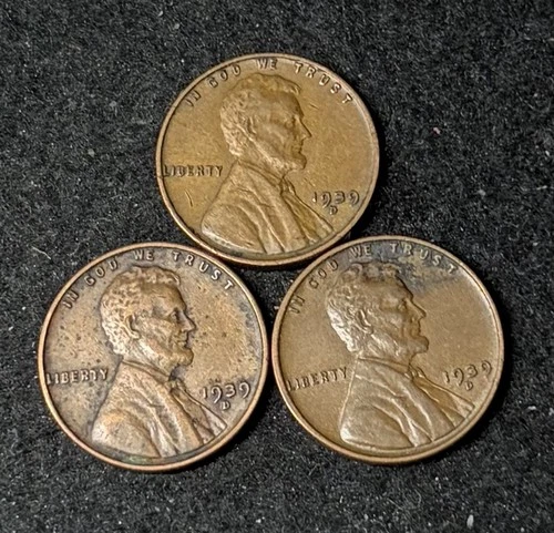 Photo of a 1939-D Lincoln Wheat Cent from an eBay listing that sold on Jul 23, 2026