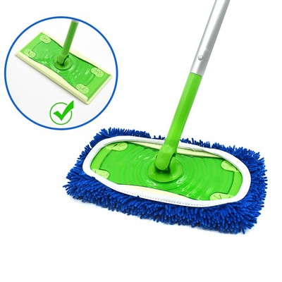 Premium Wiederverwendbare Wischpads für Swiffer für Kehrmaschine Trocken- und