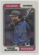 2023 Topps Heritage Chrome 732/999 Charlie Blackmon #357 fm0