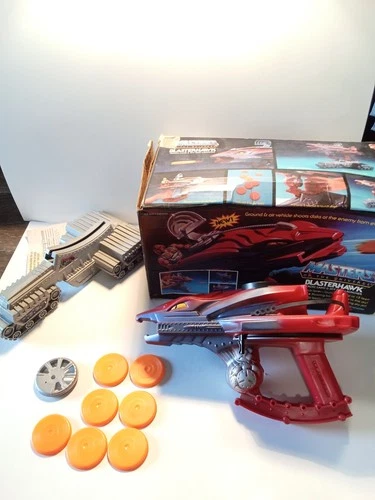 VTG MOTU Master of the Universe Blasterhawk W/ Box & Accessories (Incomplete)