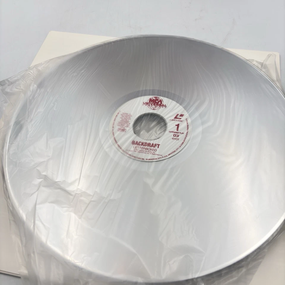 Kurt Russell Laserdisc LD Lot of 2 Back Draft & Stargate Foto 3 de 4