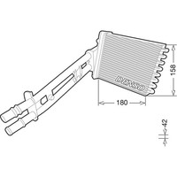 Denso DRR09043 WäRmetauscher Innenraumheizung FüR Fiat 500 312