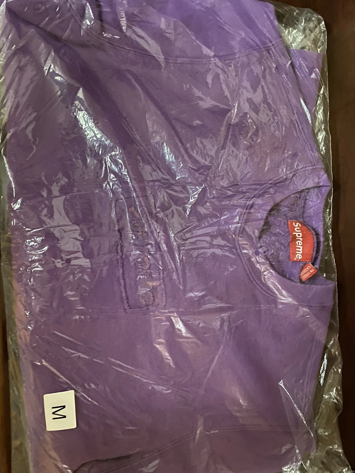 Pull à encolure logo Supreme Cutout SS20 semaine 10 violet taille m