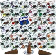 Huge Sale Trumiri 60-120 Incense Cones Randomly Selected & Free Incense Holder