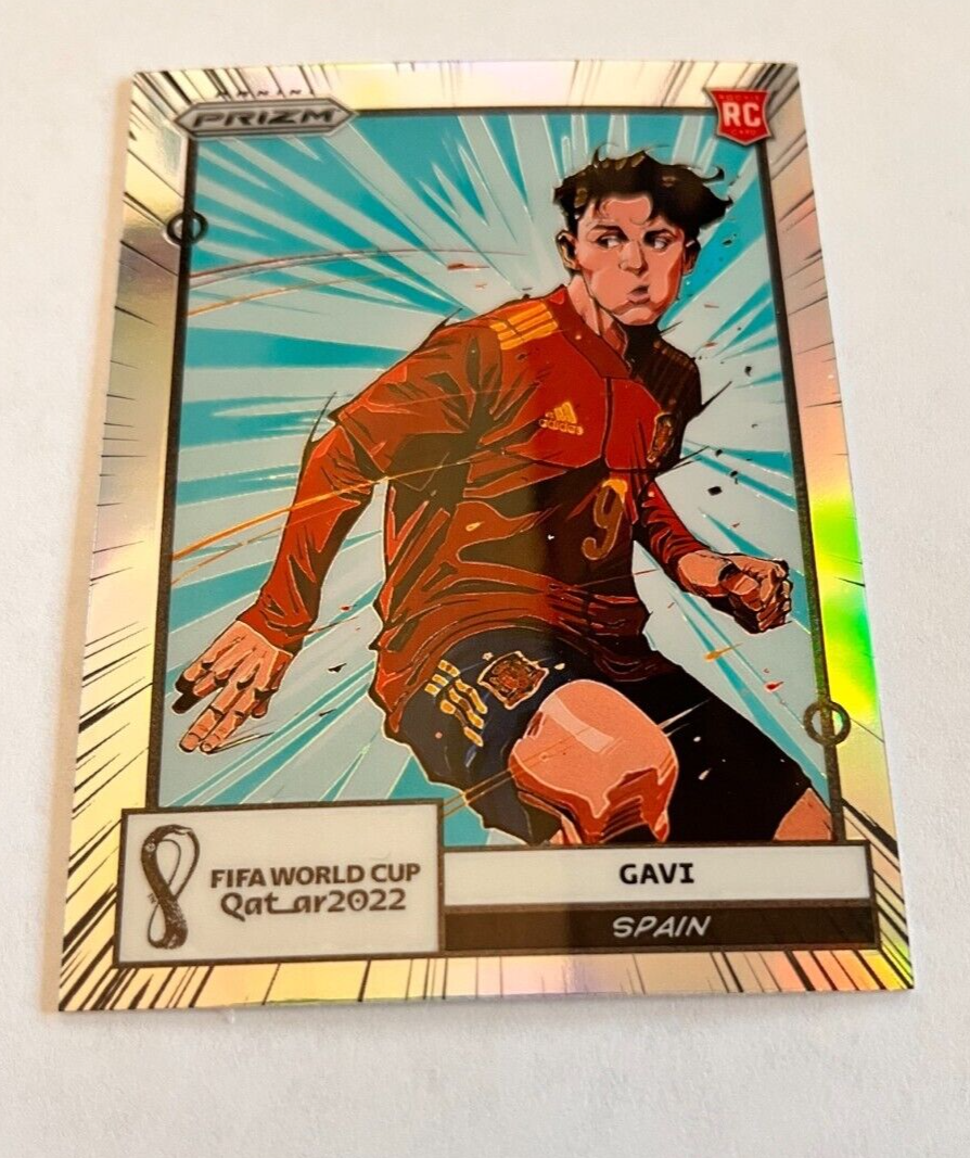 2022 Panini Prizm World Cup Manga Gavi Rookie Case Hit | eBay