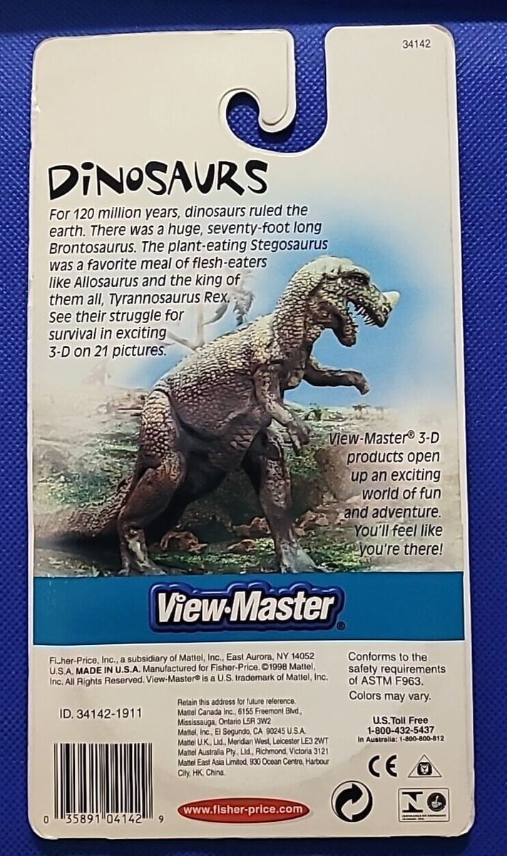 Dinosaurs View Master Reels Toys R Us SEALED Dinosaurs View-master