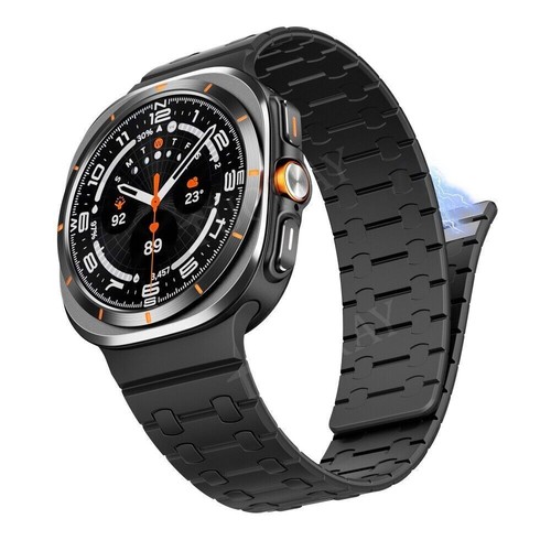 Magnet Silikon Armband für Samsung Galaxy Watch Ultra 47MM Uhrenarmband Wrist NEU - Bild 5 von 31
