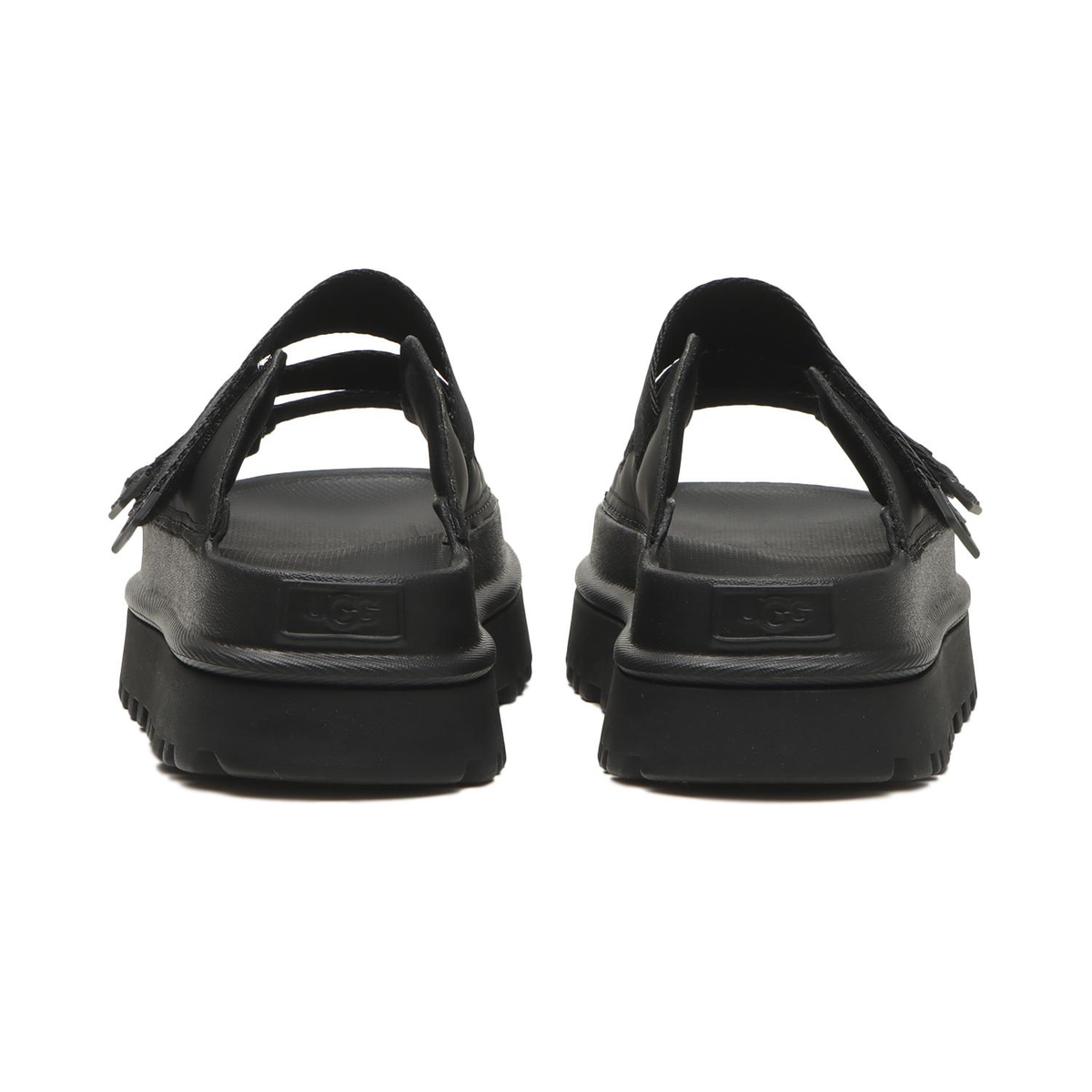 UGG WMNS Goldenglow Slide Black Black 1167430-BLK Women's Size | eBay