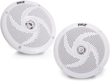 Marine Speakers - 6.5 Inch 2 Way Waterproof and Weather Resistant Outdoor Audio