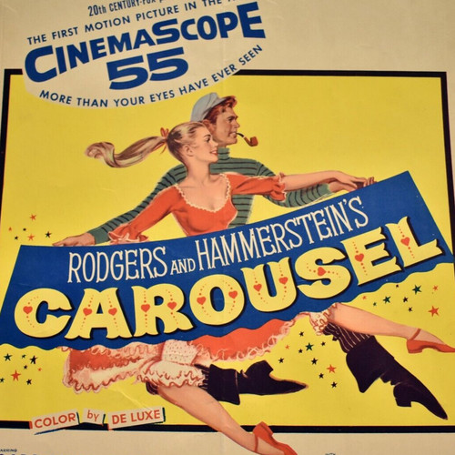 1956 Carousel Gordon MacRae Shirley Jones Cameron Mitchell Barbara Ruick Poster