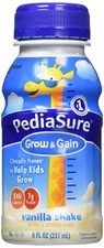 PediaSure Grow & Gain Kids' Nutritional Shake Vanilla Ready-To-Drink Bottles, 24