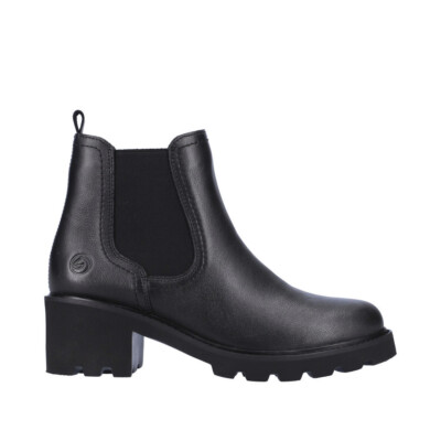 REMONTE BY RIEKER Stiefelette Chelsea Boot schwarz Wechselfußbett D0A70-01
