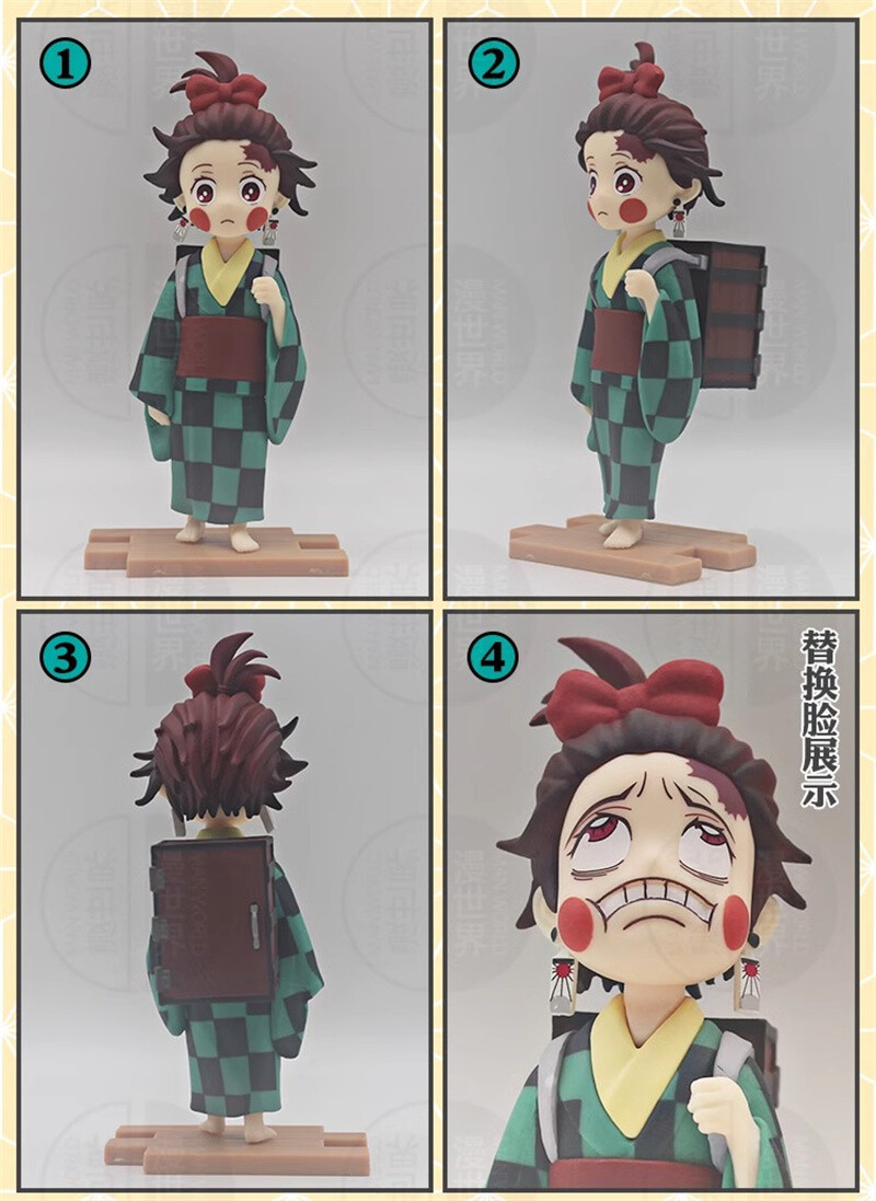 NUWIND Anime-Figur Agatsuma Zenitsu – Sitzende Pose, Ca. 10 Cm Hoch, Aus PVC
